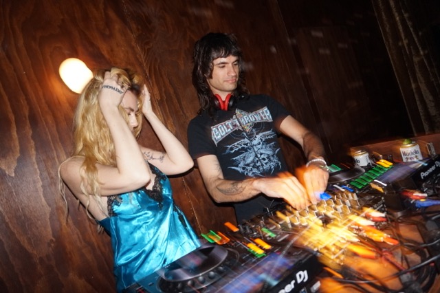 Allergi DJing at Ice Melts